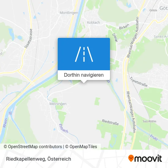 Riedkapellenweg Karte