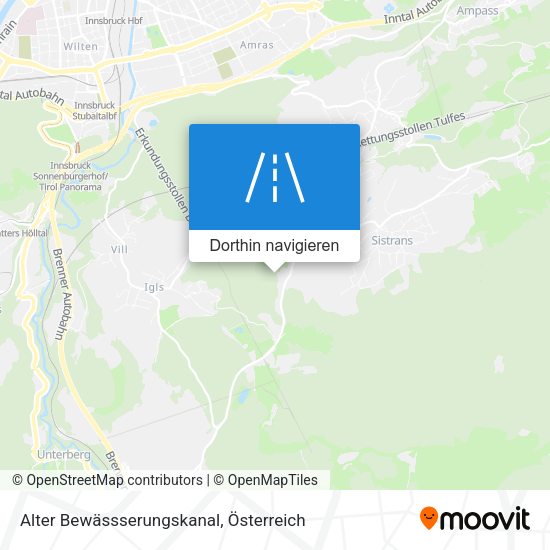 Alter Bewässserungskanal Karte