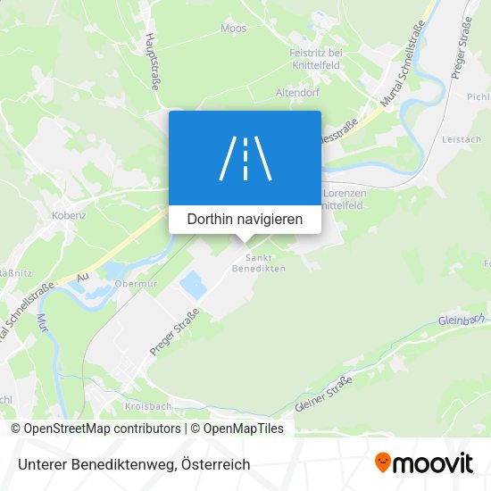 Unterer Benediktenweg Karte