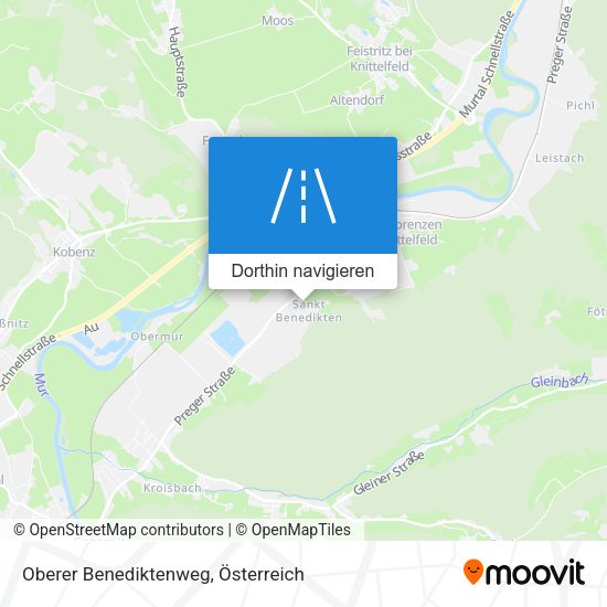 Oberer Benediktenweg Karte