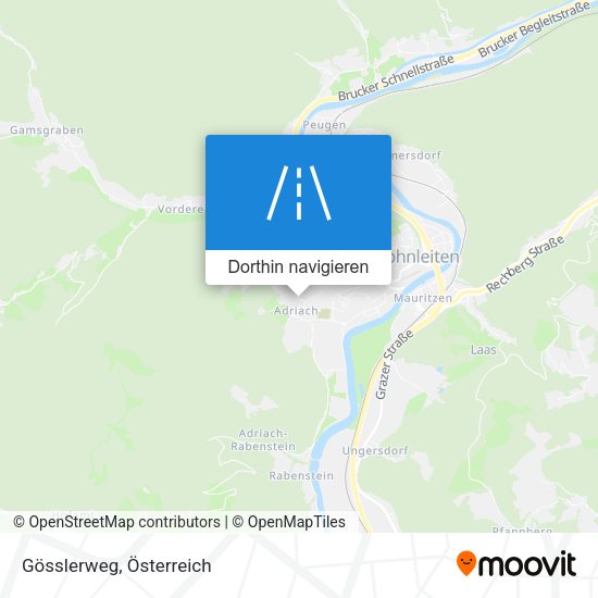 Gösslerweg Karte