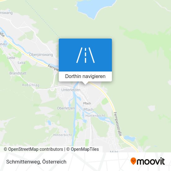 Schmittenweg Karte