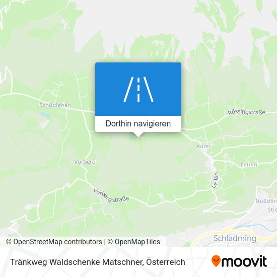 Tränkweg Waldschenke Matschner Karte