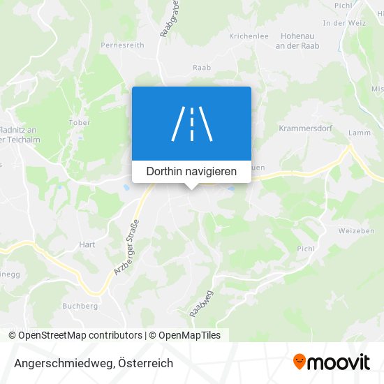 Angerschmiedweg Karte