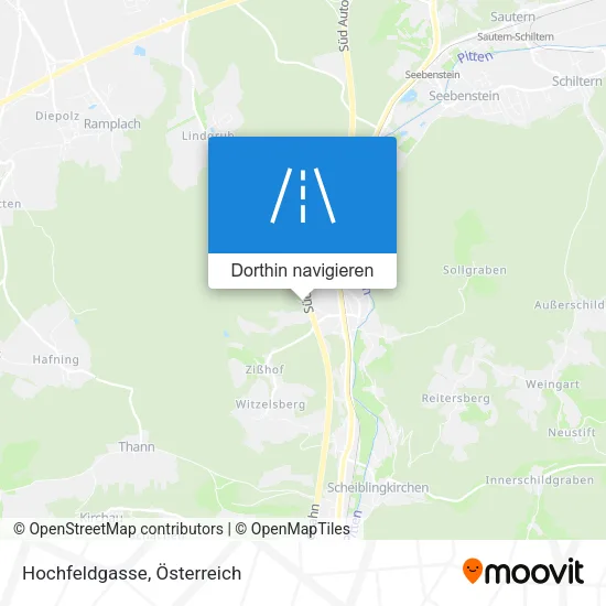 Hochfeldgasse Karte