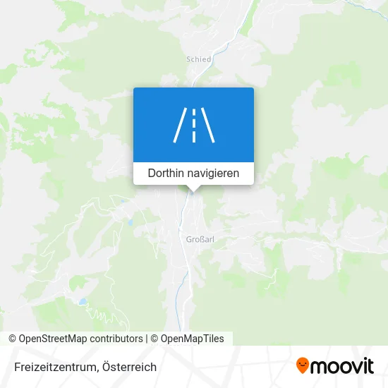 Freizeitzentrum Karte