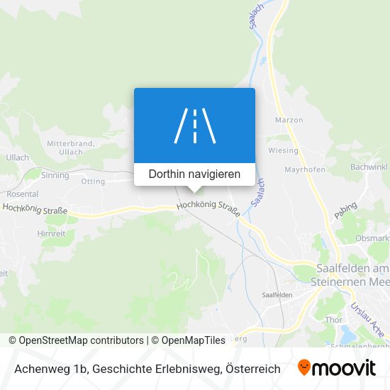 Achenweg 1b, Geschichte Erlebnisweg Karte
