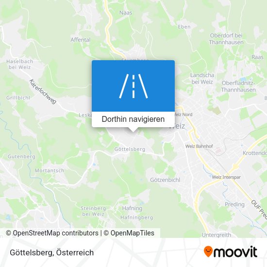 Göttelsberg Karte