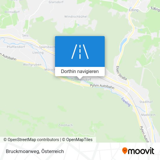 Bruckmoarweg Karte