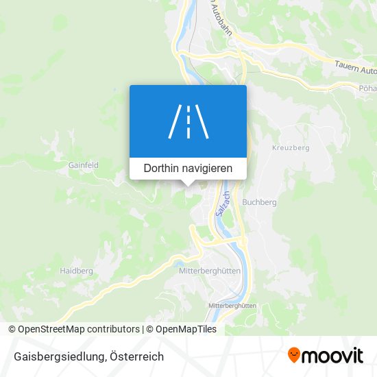 Gaisbergsiedlung Karte