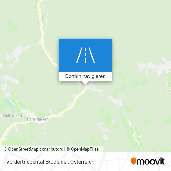 Vordertriebental Brodjäger Karte