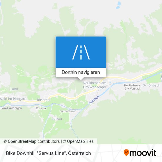 Bike Downhill "Servus Line" Karte