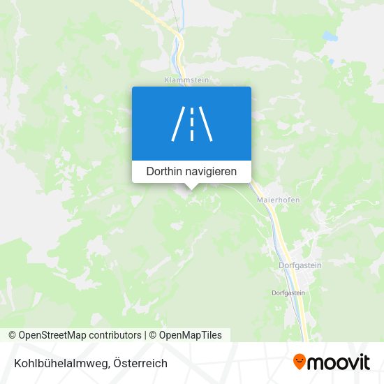 Kohlbühelalmweg Karte