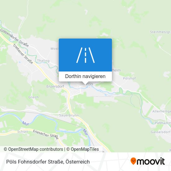 Pöls Fohnsdorfer Straße Karte