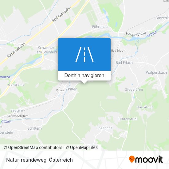 Naturfreundeweg Karte