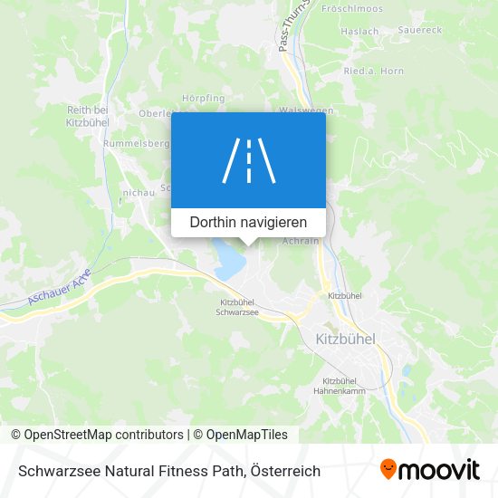 Schwarzsee Natural Fitness Path Karte