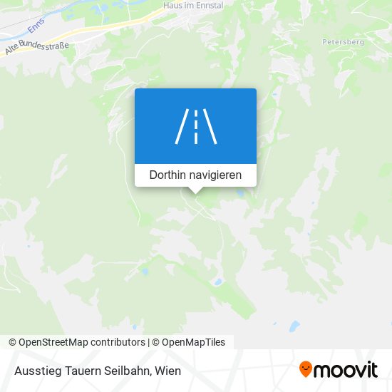 Ausstieg Tauern Seilbahn Karte