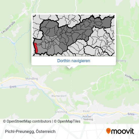 Pichl-Preunegg Karte