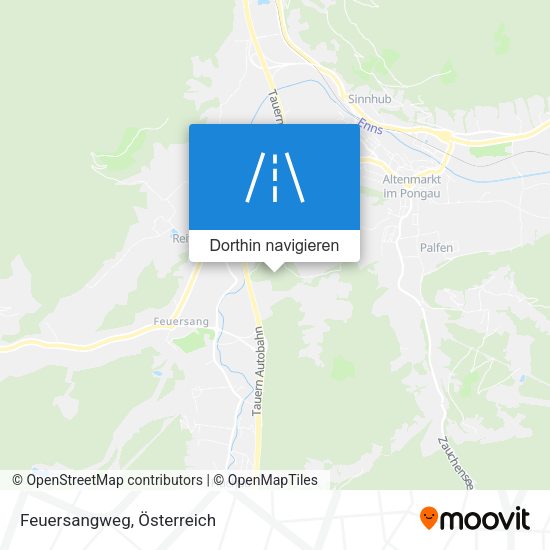 Feuersangweg Karte