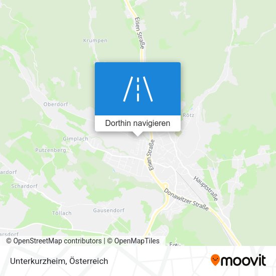 Unterkurzheim Karte