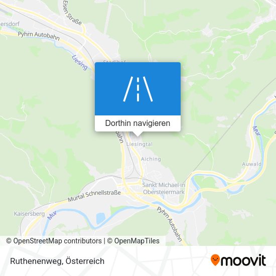 Ruthenenweg Karte