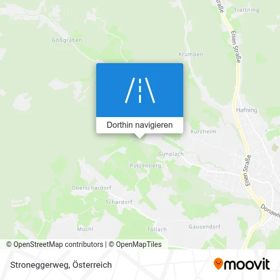 Stroneggerweg Karte