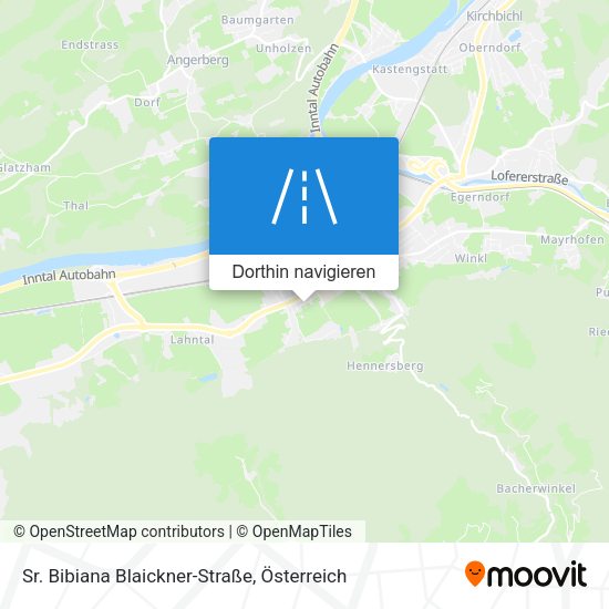 Sr. Bibiana Blaickner-Straße Karte