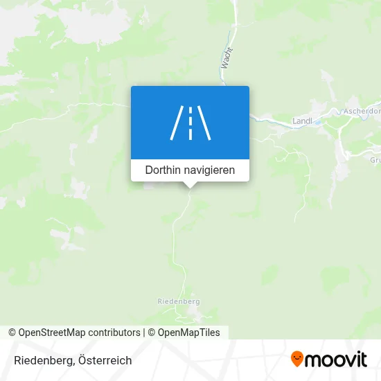 Riedenberg Karte