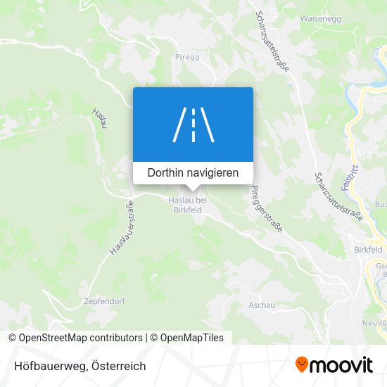 Höfbauerweg Karte