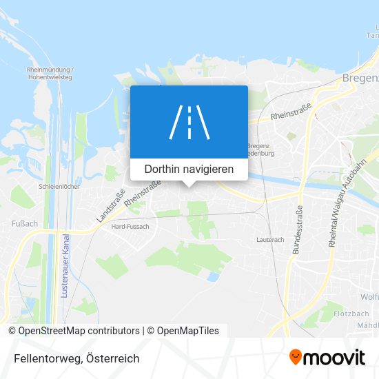 Fellentorweg Karte