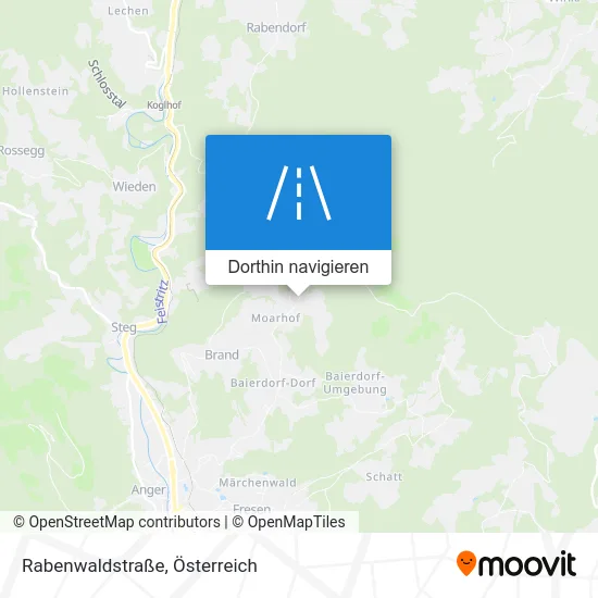 Rabenwaldstraße Karte