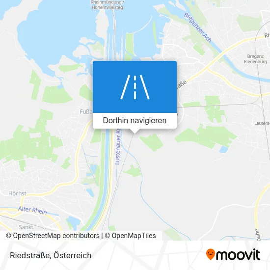 Riedstraße Karte