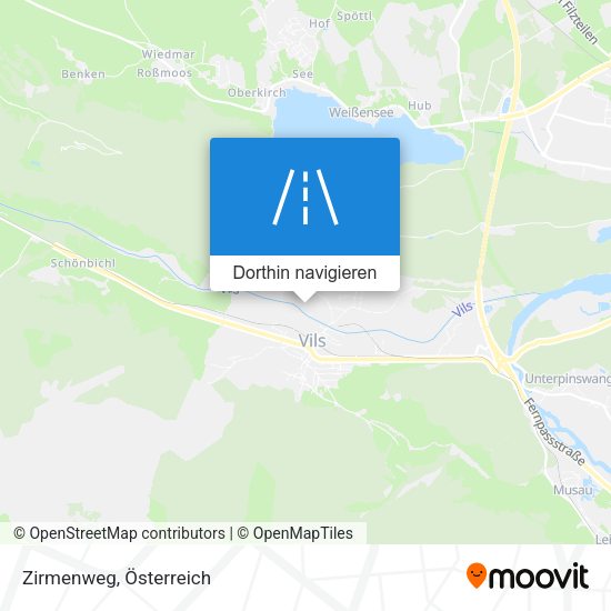 Zirmenweg Karte