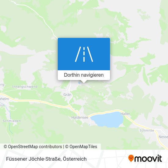 Füssener Jöchle-Straße Karte