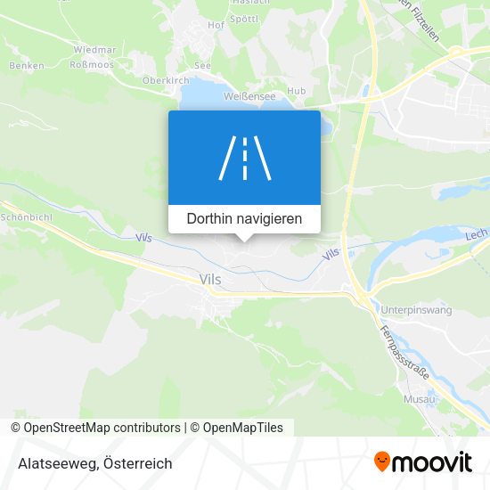 Alatseeweg Karte