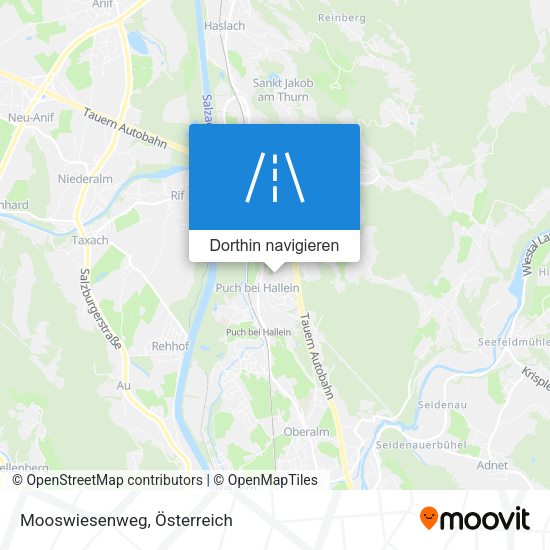 Mooswiesenweg Karte