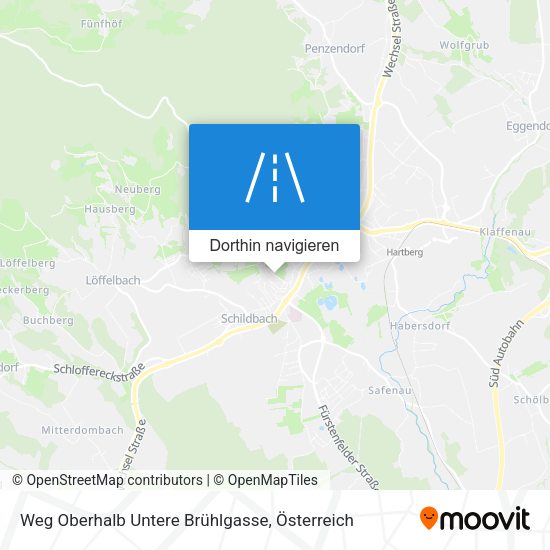 Weg Oberhalb Untere Brühlgasse Karte