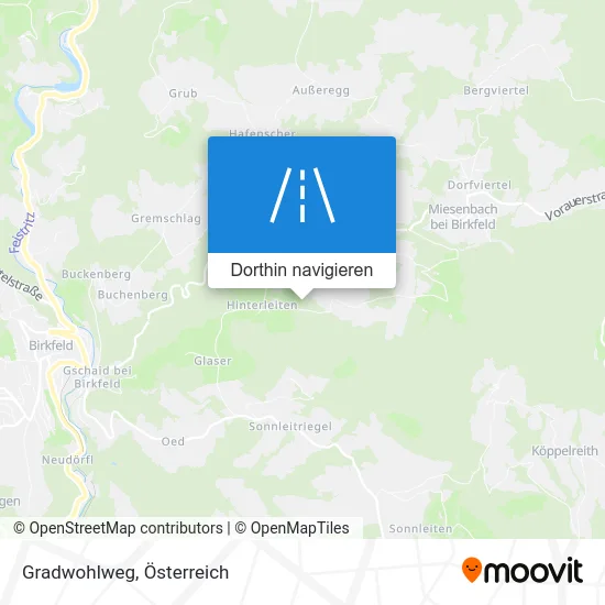 Gradwohlweg Karte