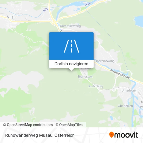 Rundwanderweg Musau Karte