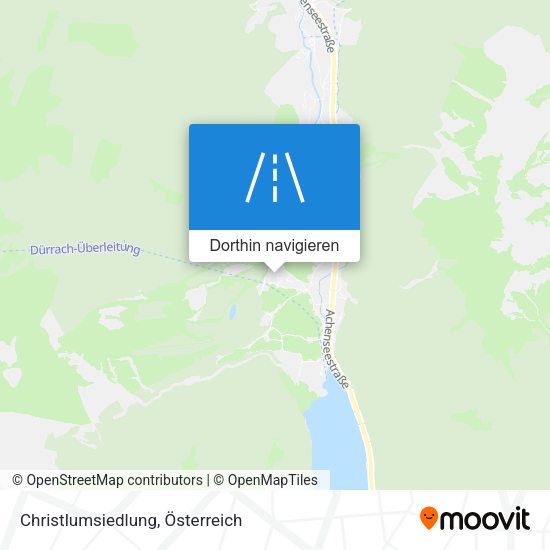 Christlumsiedlung Karte