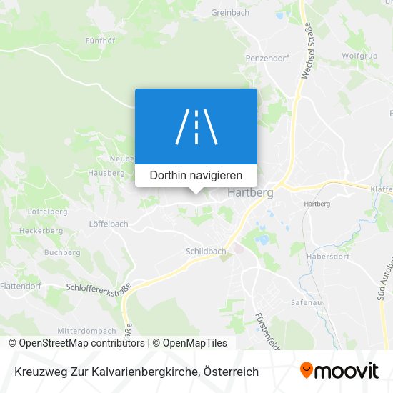 Kreuzweg Zur Kalvarienbergkirche Karte