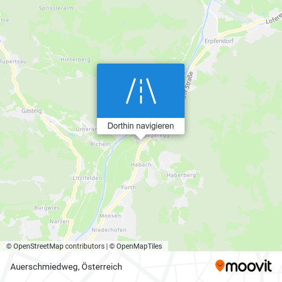 Auerschmiedweg Karte