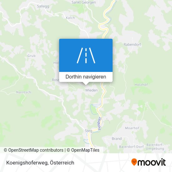 Koenigshoferweg Karte