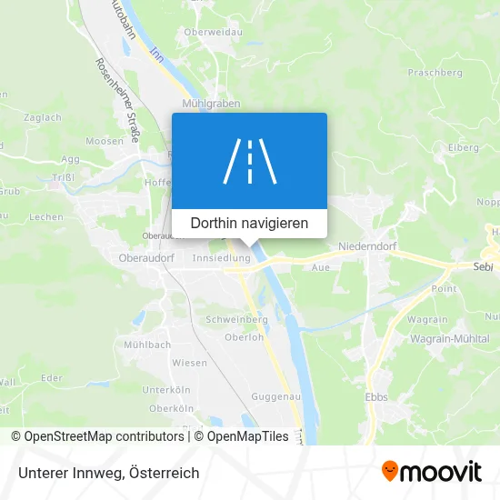 Unterer Innweg Karte
