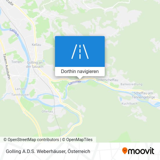 Golling A.D.S. Weberhäuser Karte