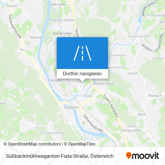 Süßbäckmühlweganton-Fiala-Straße Karte