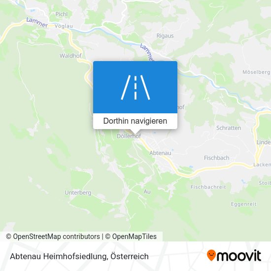 Abtenau Heimhofsiedlung Karte