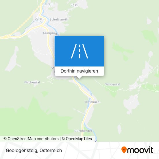 Geologensteig Karte