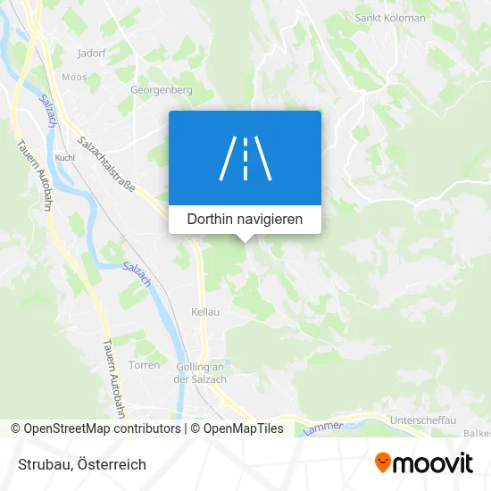 Strubau Karte