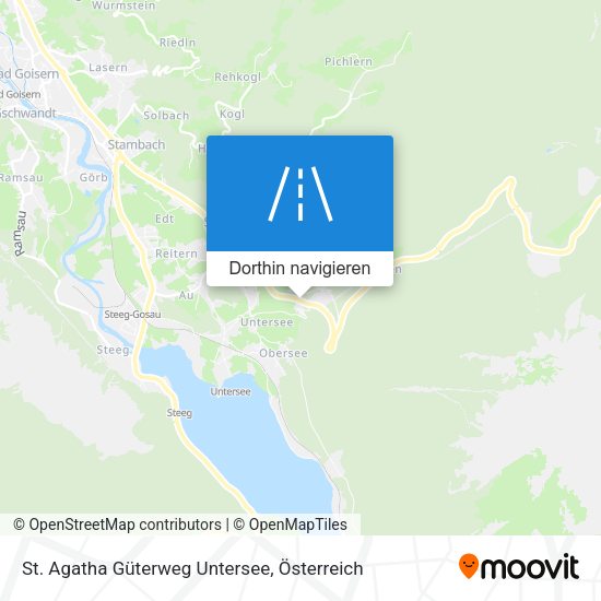 St. Agatha Güterweg Untersee Karte